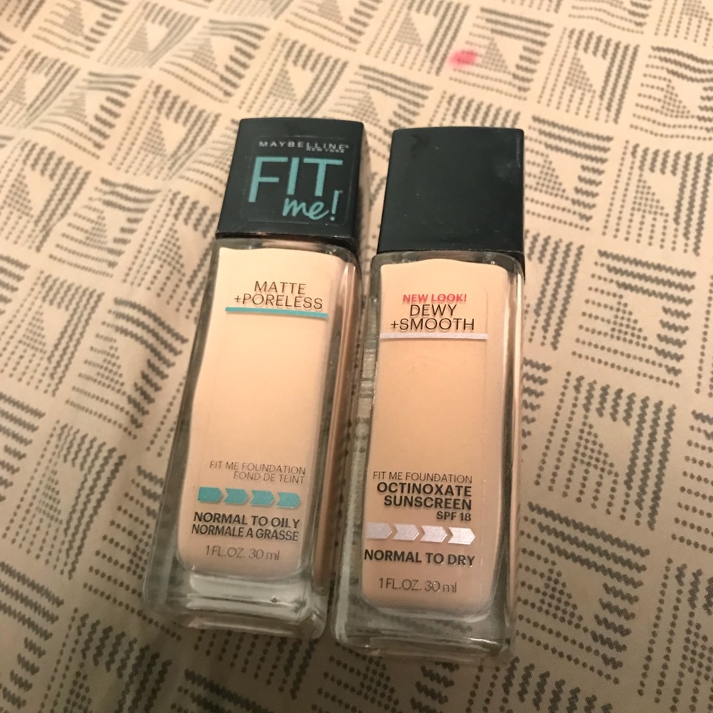 Maybelline Fit Me Foundations 120 & 125